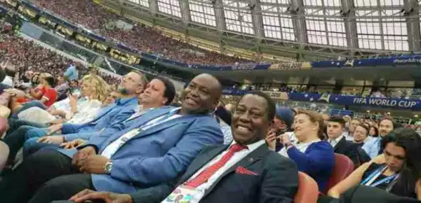 See Why Ifeanyi Ubah Celebrated France World Cup Win In Russia (Photos)